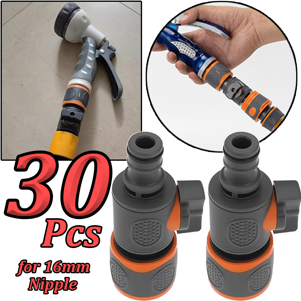 Smart Garden Hose Valve - 1-30Pcs Garden Hose Quick Connector 16mm