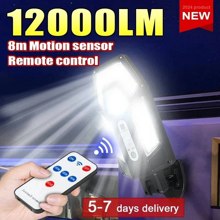 Smart Garden Solar - 12000LM Powerful Solar Wall Lamp with