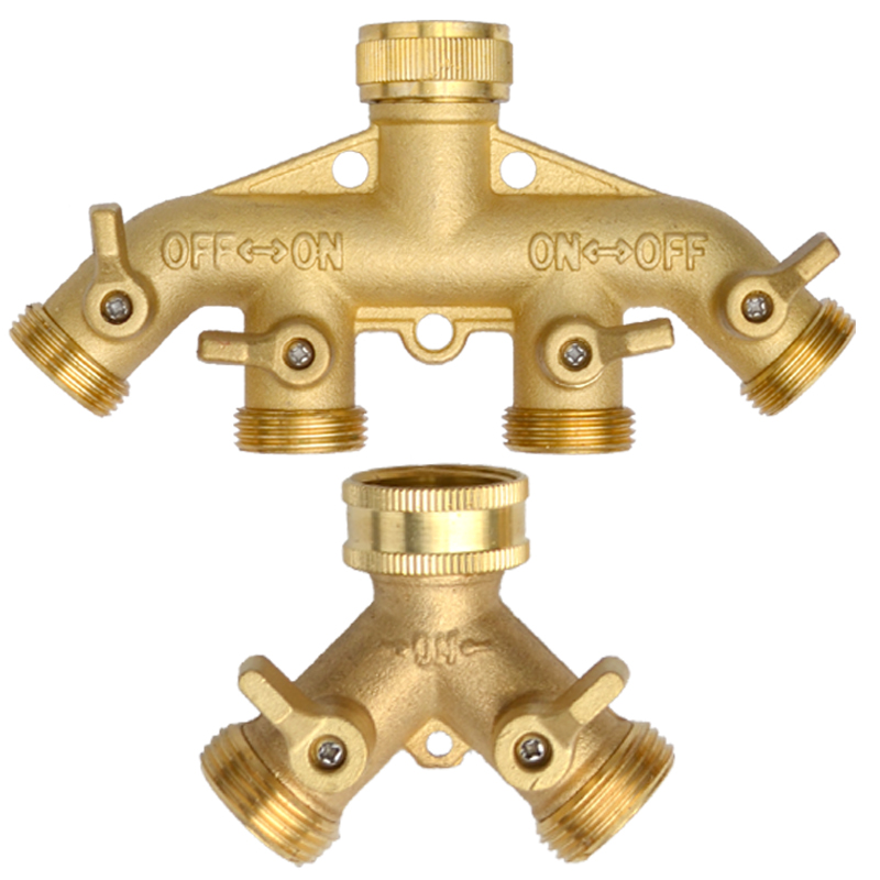 Heavy Duty Brass 1-2-4 way Spl - Smart Garden Hose Valve ulasan dan harga
