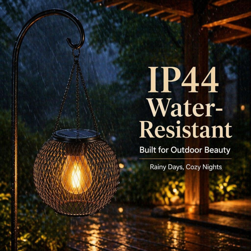 Solar Powered LED Hanging Floo - Smart Garden Solar ulasan dan harga