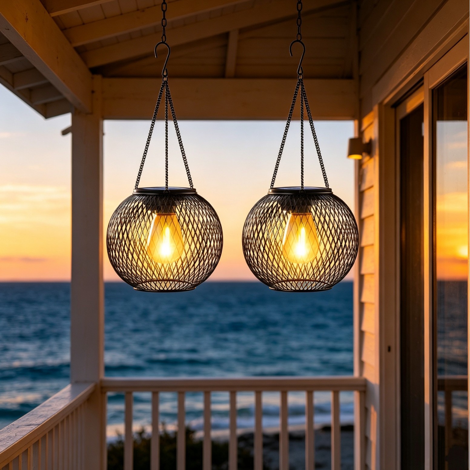 Solar Powered LED Hanging Floo - Smart Garden Solar ulasan dan harga