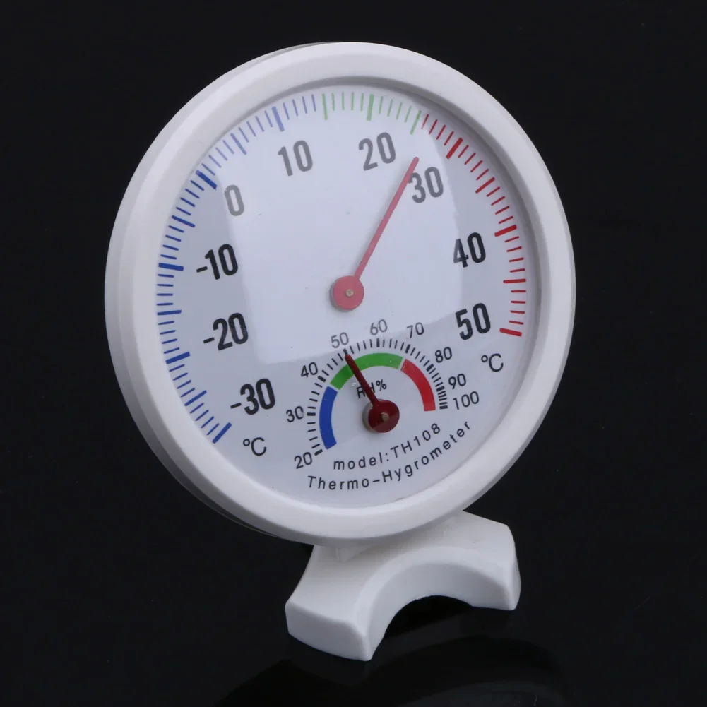 Mini Round Clock-Shaped Thermo - Garden Weather Station ulasan dan harga