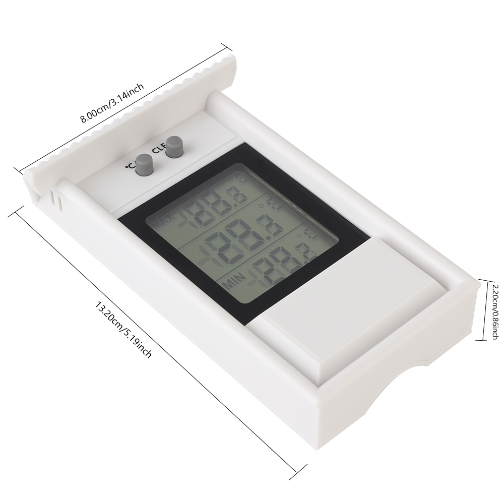 Gauge Weather Sensor LCD Elect - Garden Weather Station ulasan dan harga