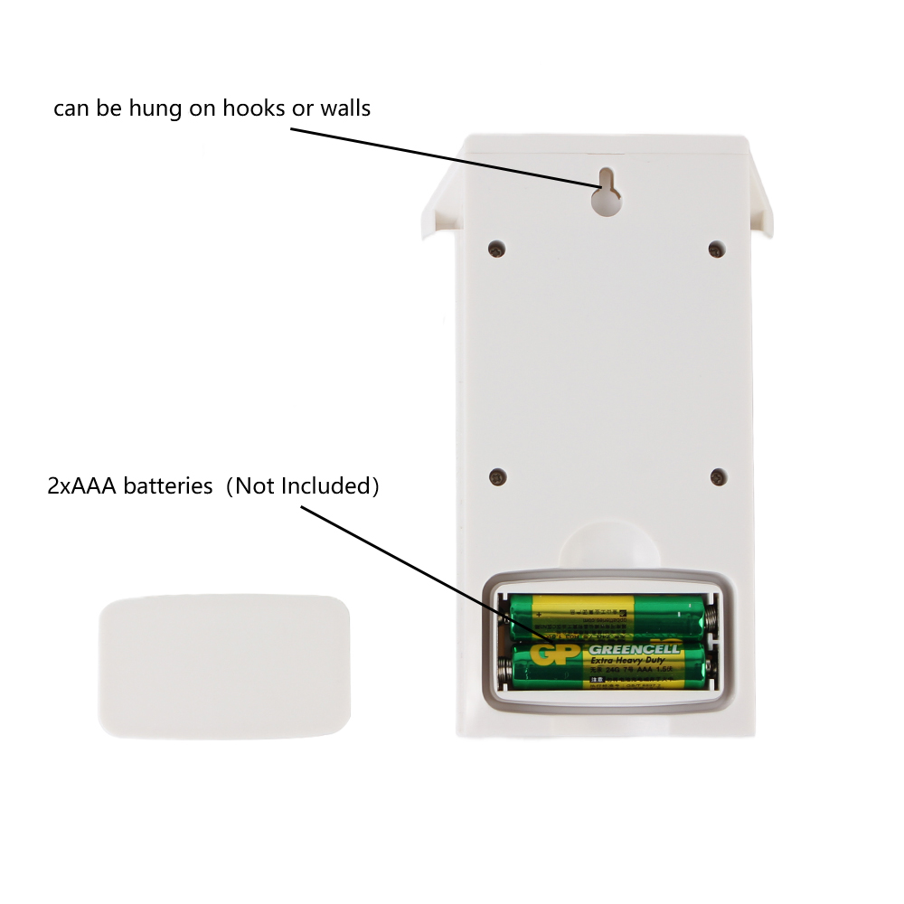 Gauge Weather Sensor LCD Elect - Garden Weather Station ulasan dan harga