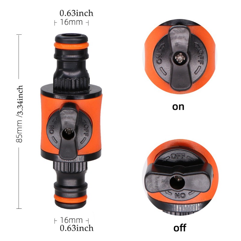 1PC/2PCS 16MM Equal Garden Hos - Smart Garden Hose Valve ulasan dan harga