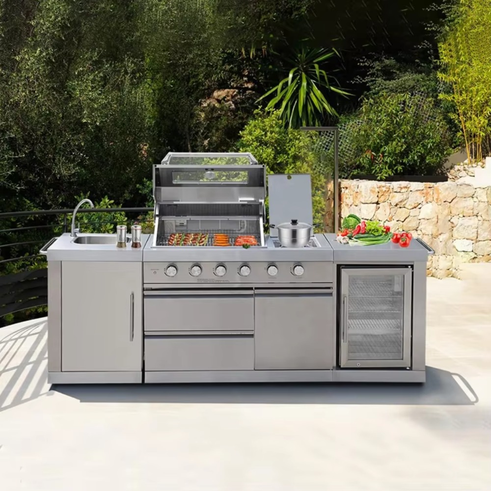 Outdoor Kitchen with Roof Cove - Garden Weather Station ulasan dan harga
