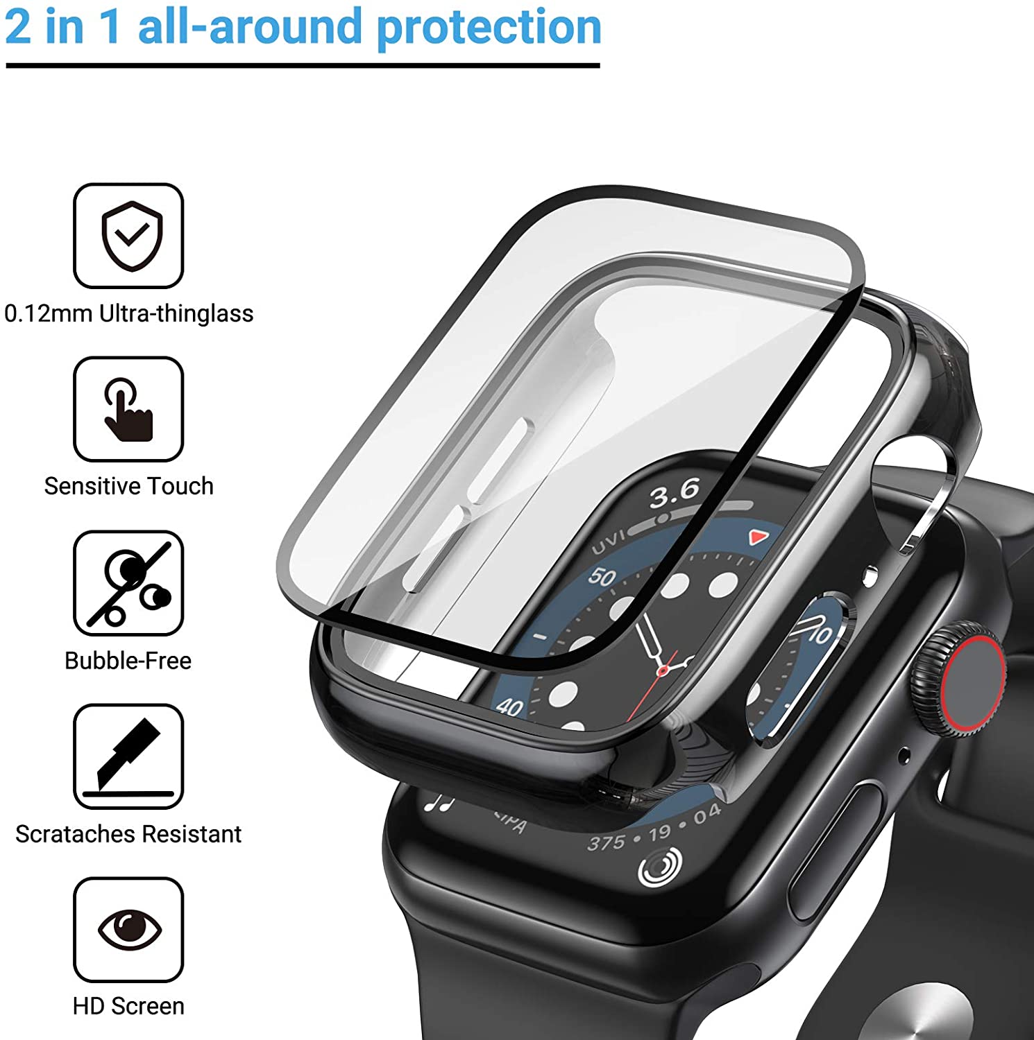 Glass+cover For Apple Watch Ca - Smart Garden 9 ulasan dan harga