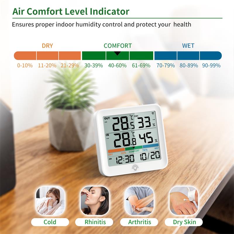 Digital Thermometer Hygrometer - Garden Weather Station ulasan dan harga