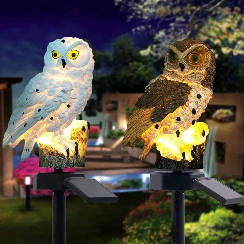 Solar Owl Statue Garden Light  - Smart Garden Solar ulasan dan harga