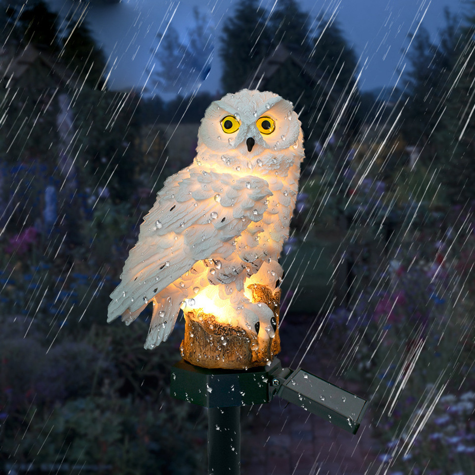 Solar Owl Statue Garden Light  - Smart Garden Solar ulasan dan harga