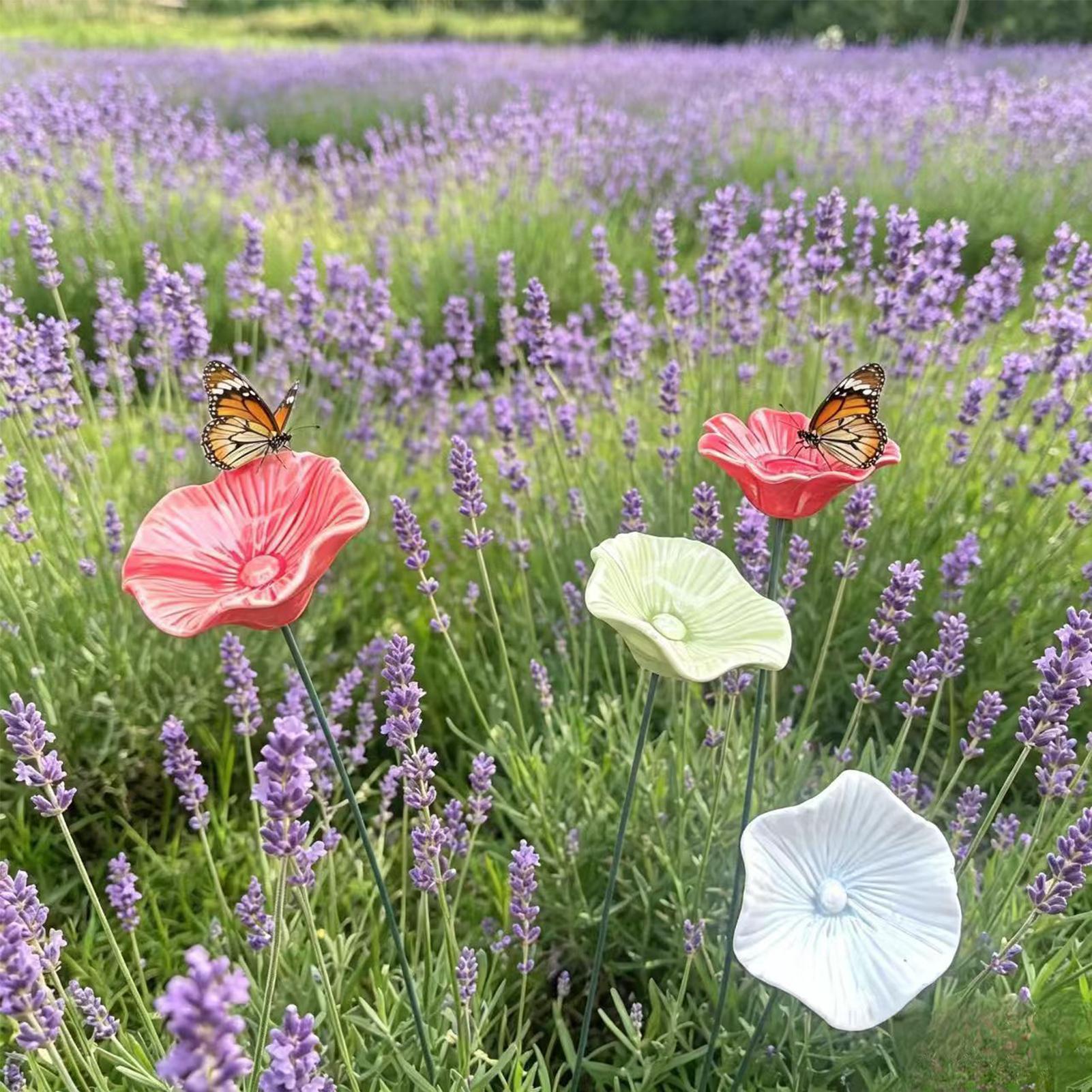 4Pcs Ceramic Bee Watering Bowl - Garden Weather Station ulasan dan harga