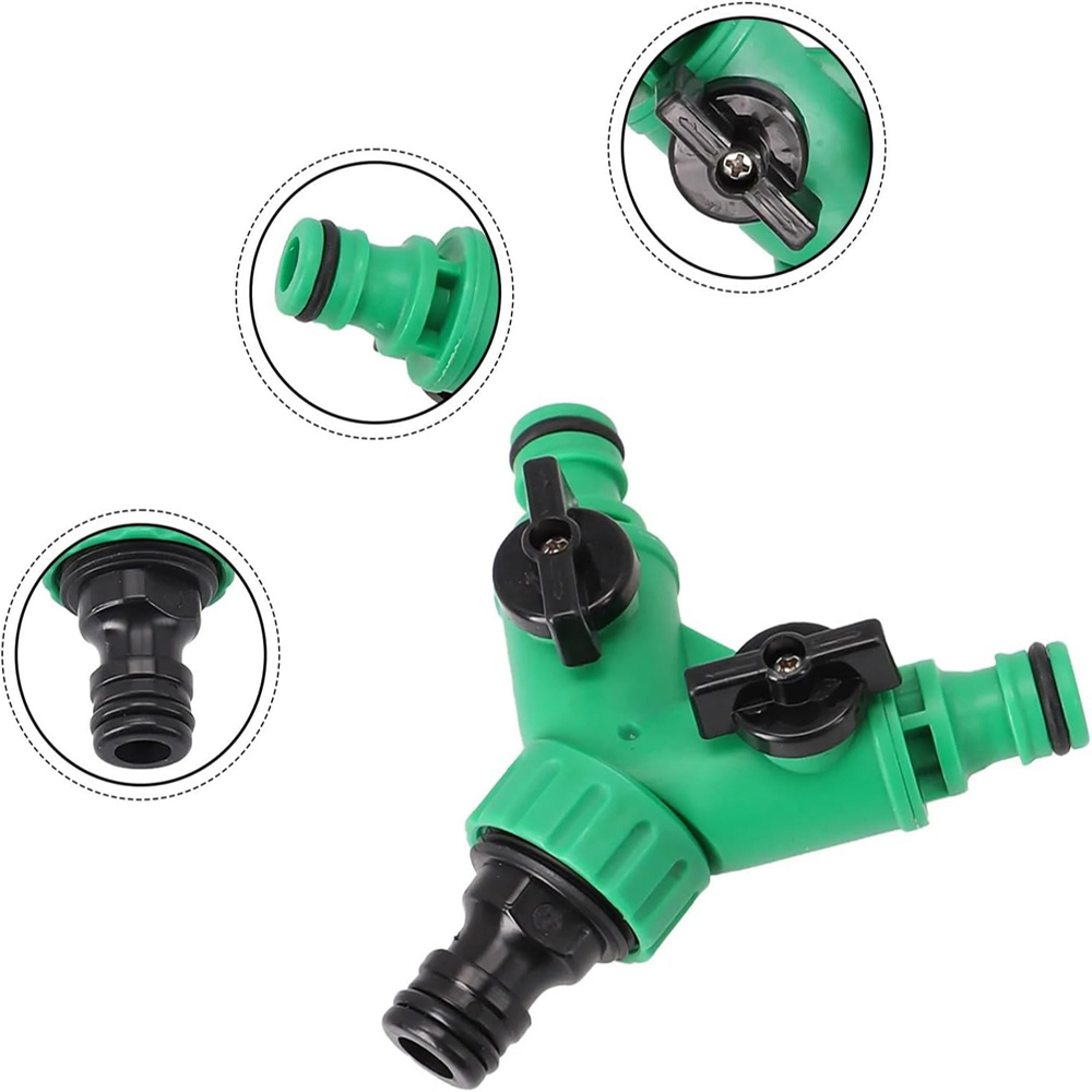 2-Way Garden Hose Splitter Y C - Smart Garden Hose Valve ulasan dan harga