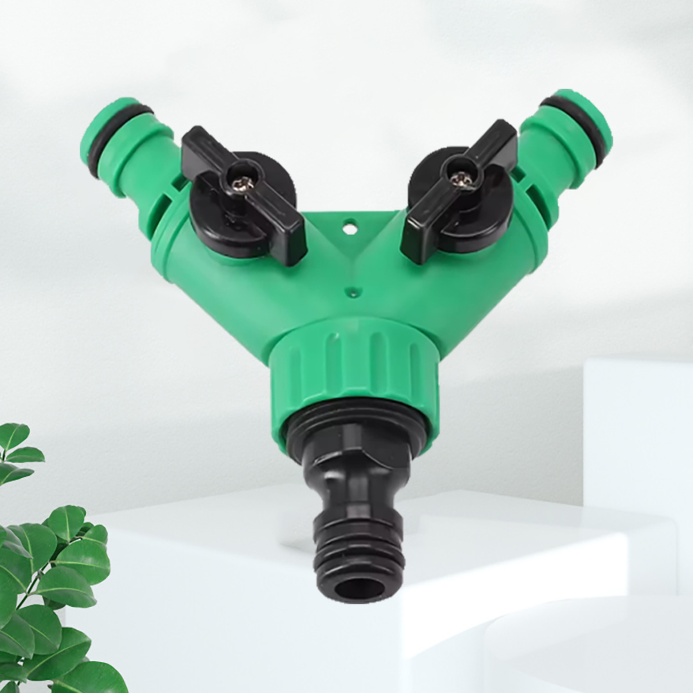 2-Way Garden Hose Splitter Y C - Smart Garden Hose Valve ulasan dan harga